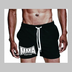 MMA fighting plavky s motívom - plavkové pánske kraťasy s pohodlnou gumou v páse a šnúrkou na dotiahnutie vhodné aj ako klasické kraťasy na voľný čas